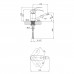 Змішувач для раковини Kroner KRP Konstante - C011