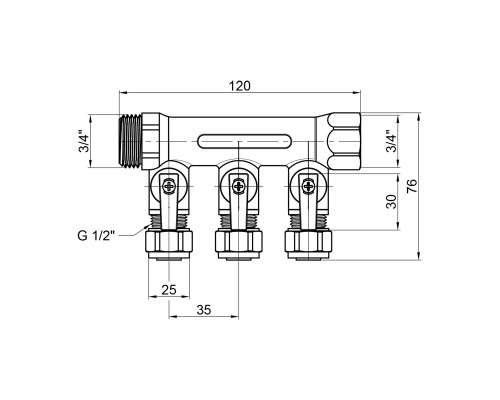 Колектор SD Plus 3/4