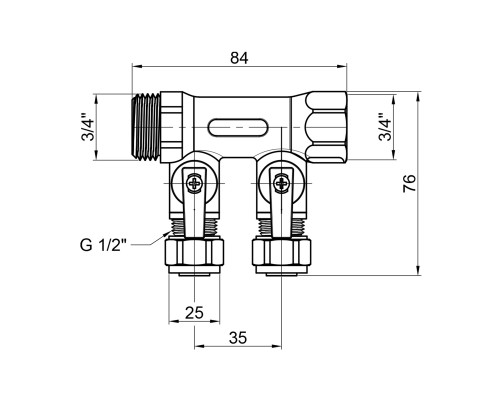 Колектор SD Plus 3/4