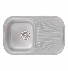 Кухонна мийка Qtap 7448  0,8 мм Micro Decor (QT7448MICDEC08)