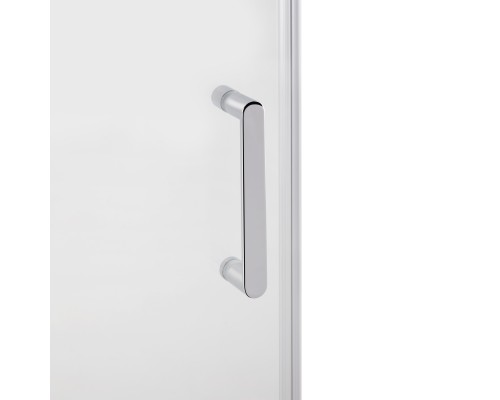 Душові двері в нішу Qtap Taurus CRM209-1.C6 90-100x185 см, скло Clear 6 мм, покриття CalcLess