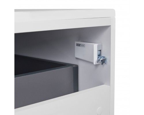 Тумба підвісна Qtap Tern 700х476х469 White зі стільницею QT1779TPL701W