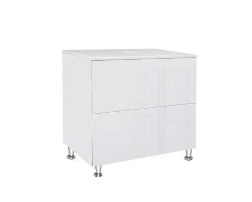 Тумба підлогова Qtap Tern 700х616х469 White зі стільницею QT1780TNL701W