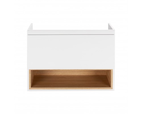 Тумба підвісна Qtap Robin 800х580х437 White/Whitish oak QT1374TPВ8001WWO