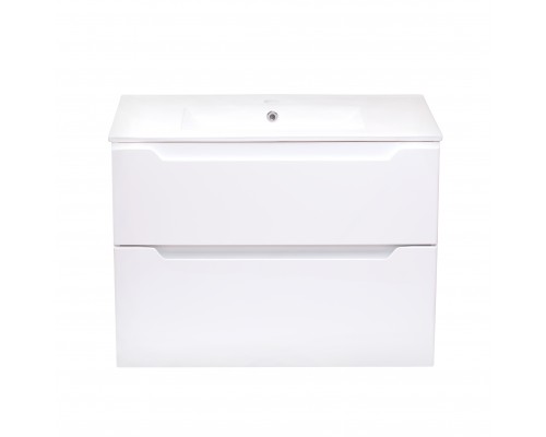 Комплект Qtap Scorpio 810х585х460 White тумба підвісна +  раковина урізна QT1472TPВ8013080CW