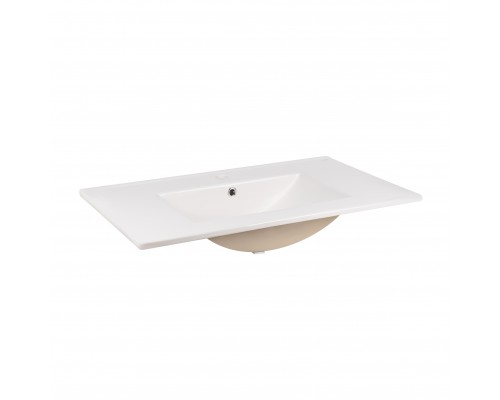 Комплект Qtap Robin 800х580х437 White/Whitish oak тумба підвісна + раковина урізна QT1372TPВ8001WWO