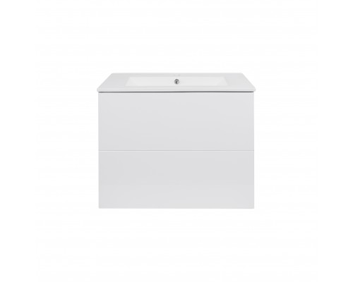 Комплект Qtap Tern 700х580х437 White тумба підвісна + раковина урізна QT1772TPL7013070CW