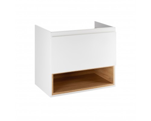 Тумба підвісна Qtap Robin 600х580х437 White/Whitish oak QT1374TPВ6001WWO