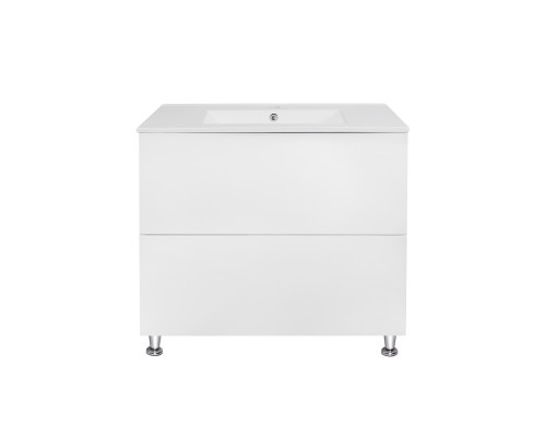 Комплект Qtap Tern 800х725х437 White тумба підлогова + раковина урізна QT1771TNL8013080CW