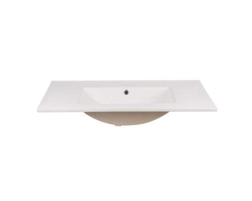 Комплект Qtap Robin 800х580х437 White/Whitish oak тумба підвісна + раковина урізна QT1372TPВ8001WWO