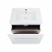 Комплект Qtap Virgo 700х580х437 White/Whitish oak тумба підвісна + раковина урізна  QT1872TPА7013070CW