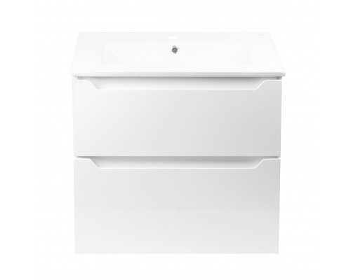Комплект Qtap Scorpio 710х585х460 White тумба підвісна + раковина урізна QT1472TPВ7013070CW