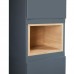 Пенал підвісний Qtap Robin 350х1650х316 Graphite/Whitish oak QT1376PP1652RGWO