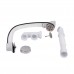 Сифон для ванни Lidz (WHI) 60 03 V002 01 з ревізією (вихід 50 мм)
