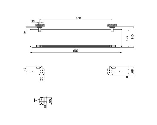 Полиця Qtap Liberty BLM 1153