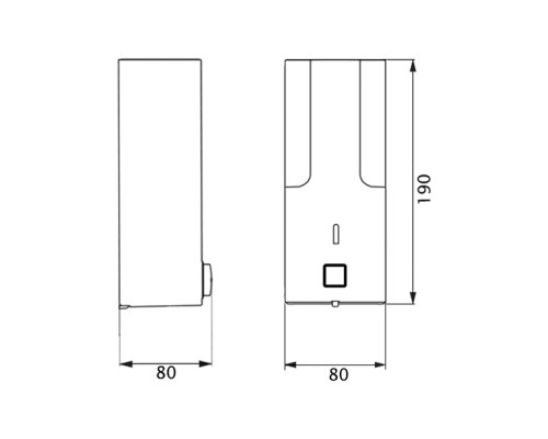 Диспенсер для рідкого мила Lidz (PLA) 120.01.01 380 мл