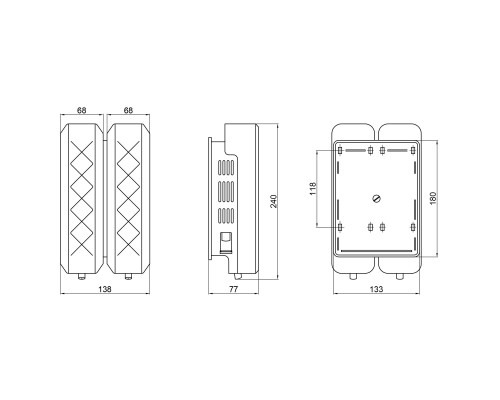 Диспенсер для рідкого мила Qtap Davcovac mydla DM350CP2