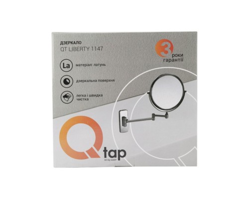 Дзеркало косметичне Qtap Liberty ORO 1147