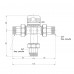 Змішувач термостатичний Icma 3/4