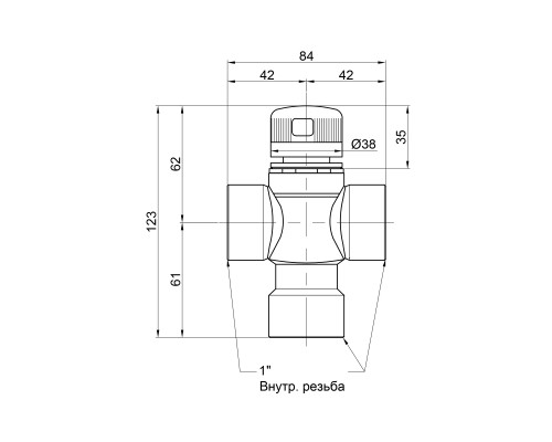 Змішувач термостатичний Icma 1