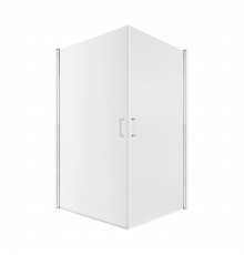 Душова кабіна Qtap Gemini CRM1011SC6 100x100 см, скло Clear 6 мм, покриття CalcLess без піддона