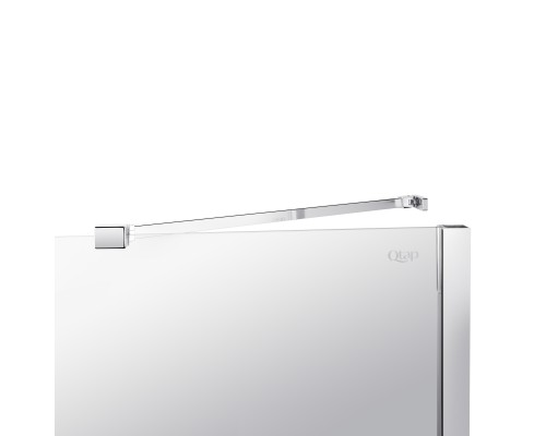 Набір Qtap душова кабіна Aquarius CRM1099SC6 Clear 2020x900x900 мм + піддон Tern 309912C 90x90x12 см з сифоном