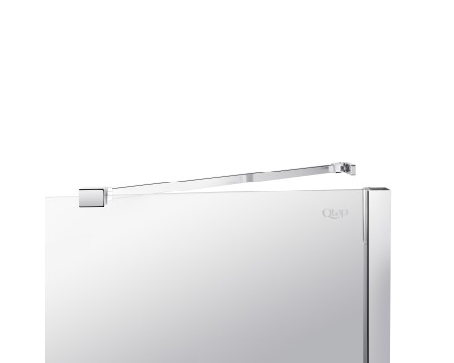 Душова кабіна Qtap Aquarius CRM1099SC6 90х90 см, скло Clear 6 мм, CalcLess, без піддона