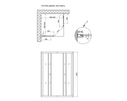 Душова кабіна Lidz Wiezak SC90x90.SAT.LOW.L, скло Linie 4 мм без піддона