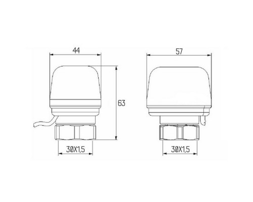 Сервопривод Icma 230V тип відкритий №980 (NA)