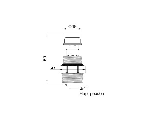 Стаканчик Icma Assieme Canotto 3/4