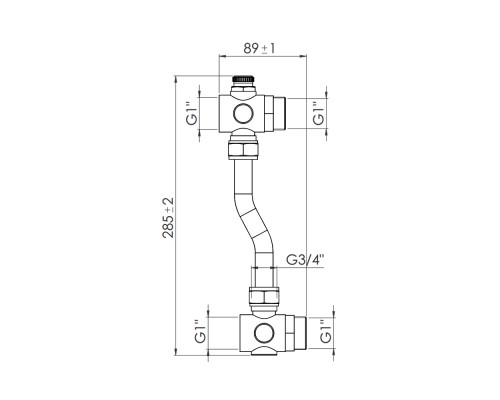 Байпас для колектора SD Forte 1