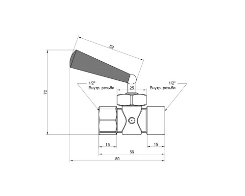 Кран Icma 1/2