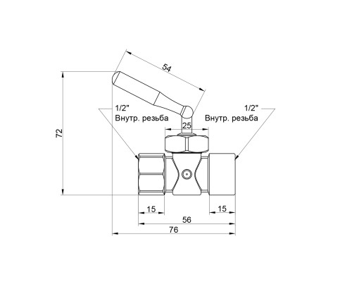 Кран Icma 1/2