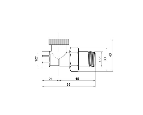 Кран SD Plus 1/2