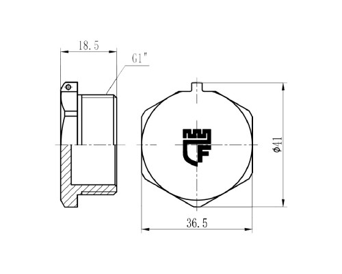 Заглушка SD Forte 1