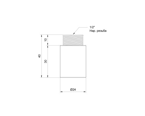 Подовжувач SD Plus 30х1/2