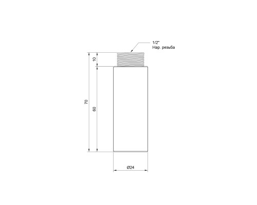 Подовжувач SD Plus 60х1/2