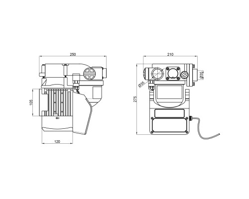 Насосна станція с автоматикою Thermo Alliance AWZB-480N 0,48 кВт