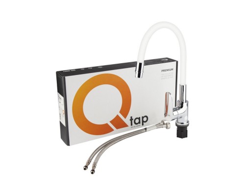 Змішувач для кухні Qtap Linea CRW 007F з рефлекторним виливом