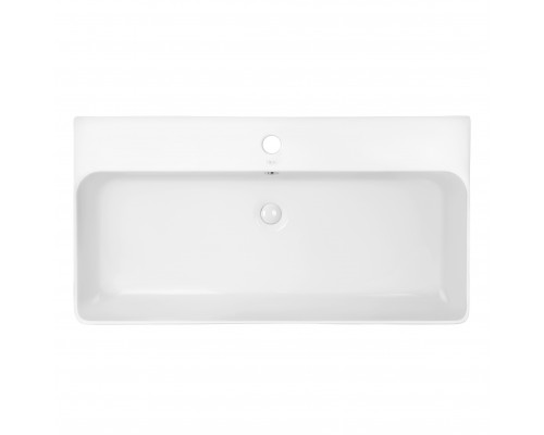 Раковина Qtap Nando 800х415х155 White з донним клапаном QT1211K419W