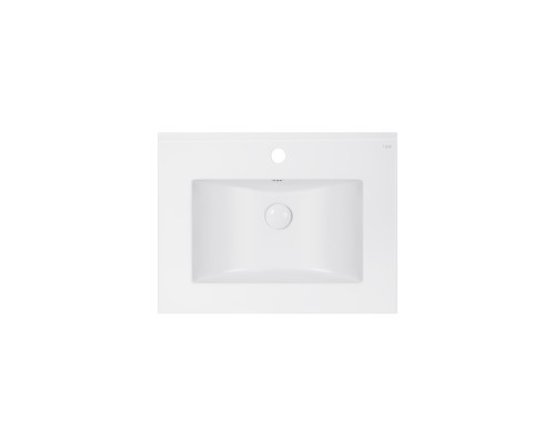 Раковина Qtap Albatross E 600х460х180 White з донним клапаном QT01119060EW