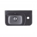 Раковина Qtap Tern 450х260х155 Matt black з донним клапаном QT17115117RMB