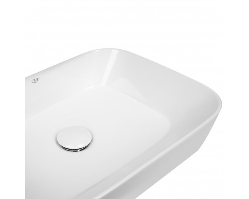 Раковина-чаша Qtap Scorpio 450х390х120 White з донним клапаном QT14112242W