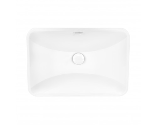 Раковина Qtap Jay 590х400х175 White з донним клапаном QT0711K306W