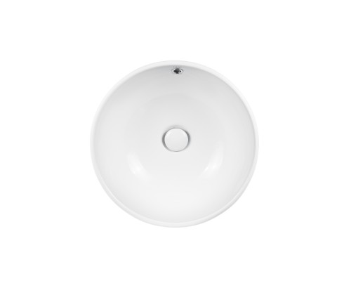 Раковина-чаша Qtap Amazon 430х430х160 White з донним клапаном QT02117043NW