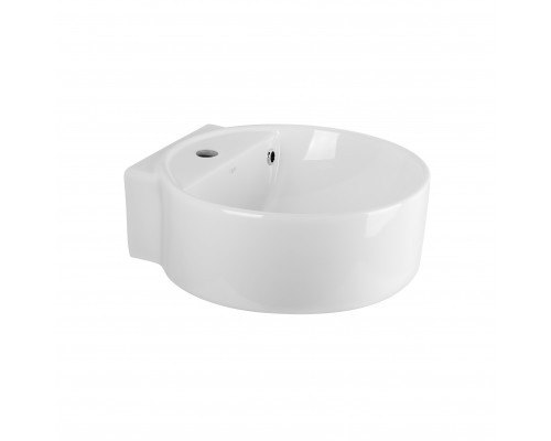 Раковина-чаша Qtap Swan 425х435х195 White з донним клапаном QT1611A005W