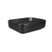 Раковина-чаша Qtap Tern 500x390x140 Matt black з донним клапаном QT172195MBMB