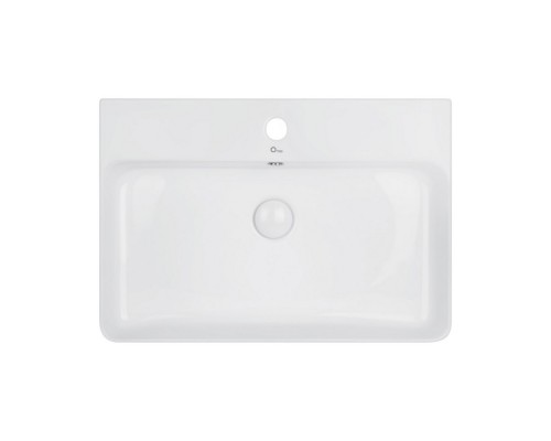 Раковина Qtap Nando 600х420х130 White з донним клапаном QT1211K404W