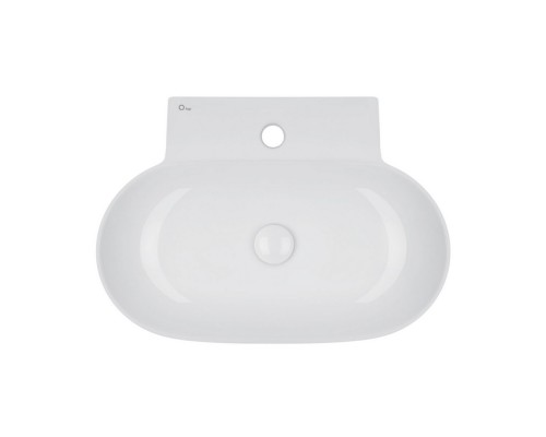 Раковина Qtap Cardinal 565х400х130 White з донним клапаном QT0411K177W