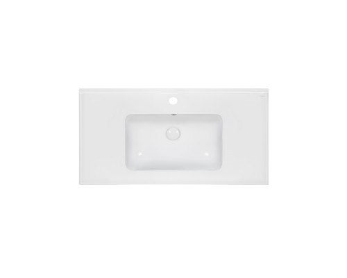 Раковина Qtap Albatross E49 1000х490х200 White з донним клапаном QT01119100E49W